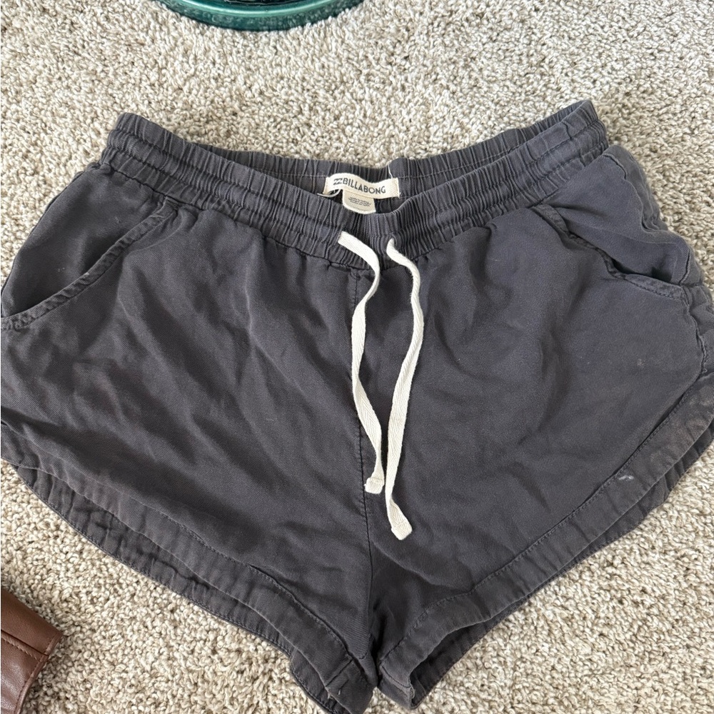 Billabong Women's Charcoal Athletic Shorts